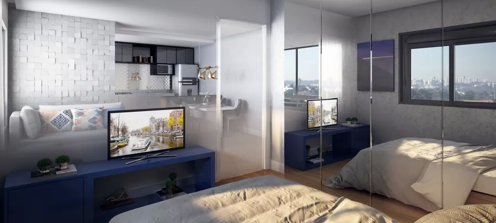 Apartamento à venda com 1 quarto, 43m² - Foto 3