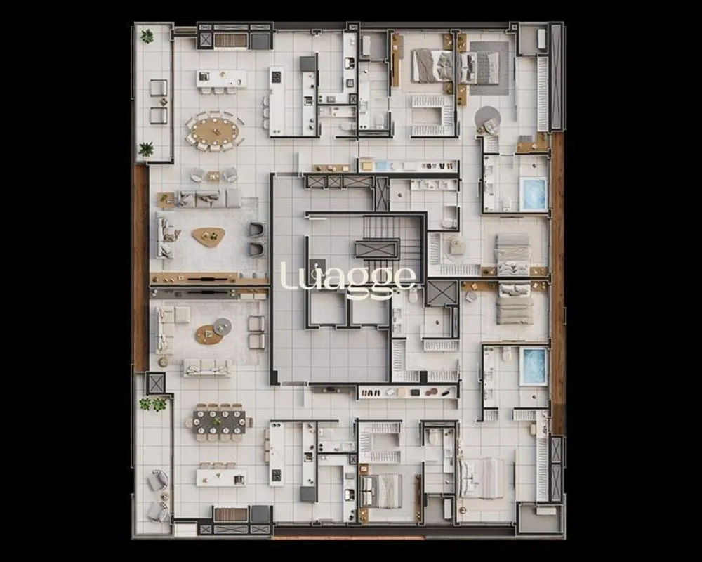 Apartamento, 3 quartos, 201 m² - Foto 1