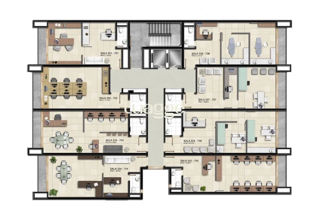 Sala-Conjunto, 45 m² - Foto 2