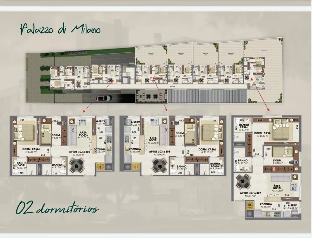 Apartamento à venda com 2 quartos, 58m² - Foto 4