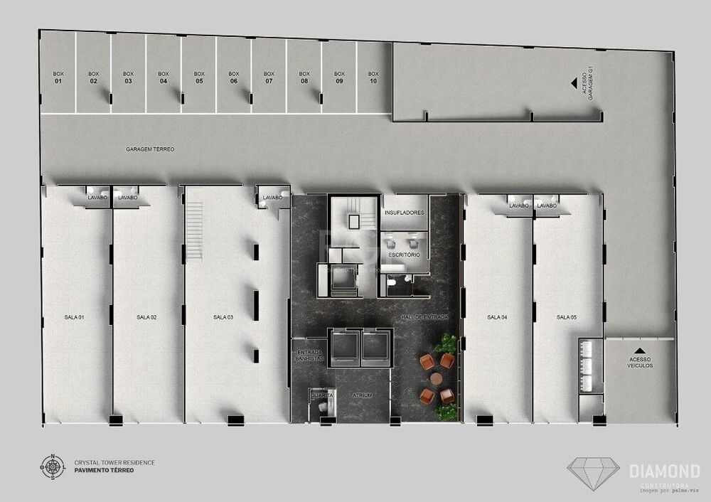 Conjunto Comercial-Sala à venda, 72m² - Foto 3