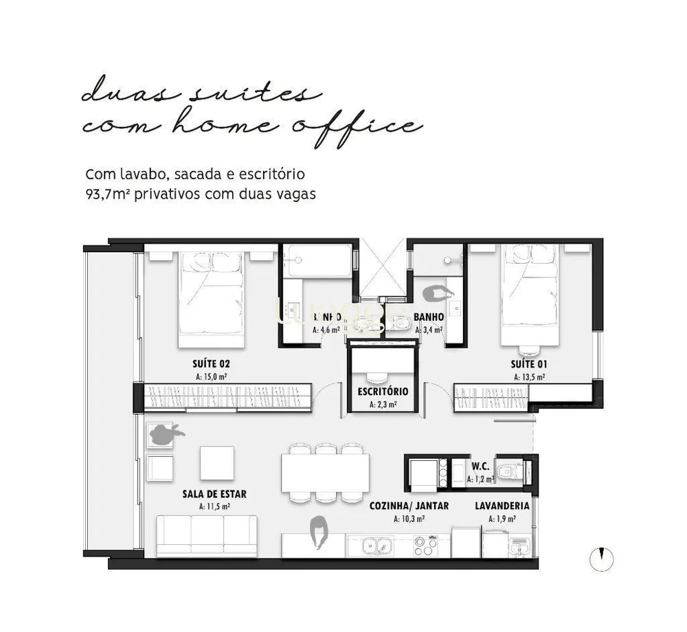 Casa, 3 quartos, 167 m² - Foto 2