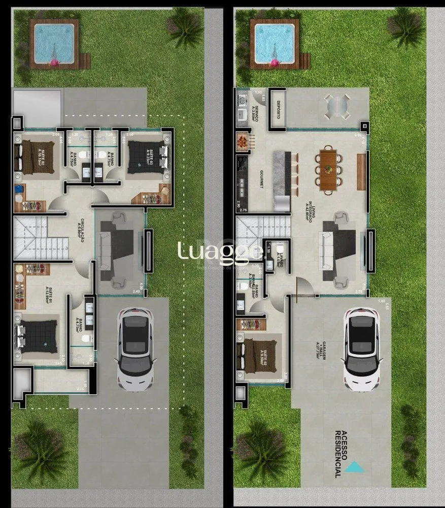 Sobrado, 4 quartos, 157 m² - Foto 1