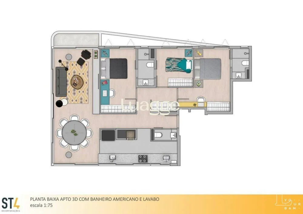 Apartamento, 2 quartos, 68 m² - Foto 4