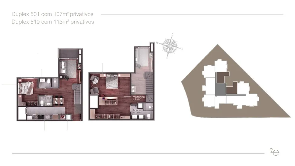 Apartamento, 2 quartos, 51 m² - Foto 2