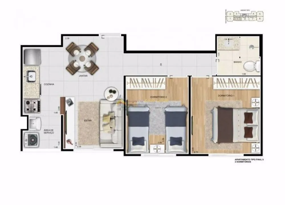Prédio Inteiro, 45 m² - Foto 6