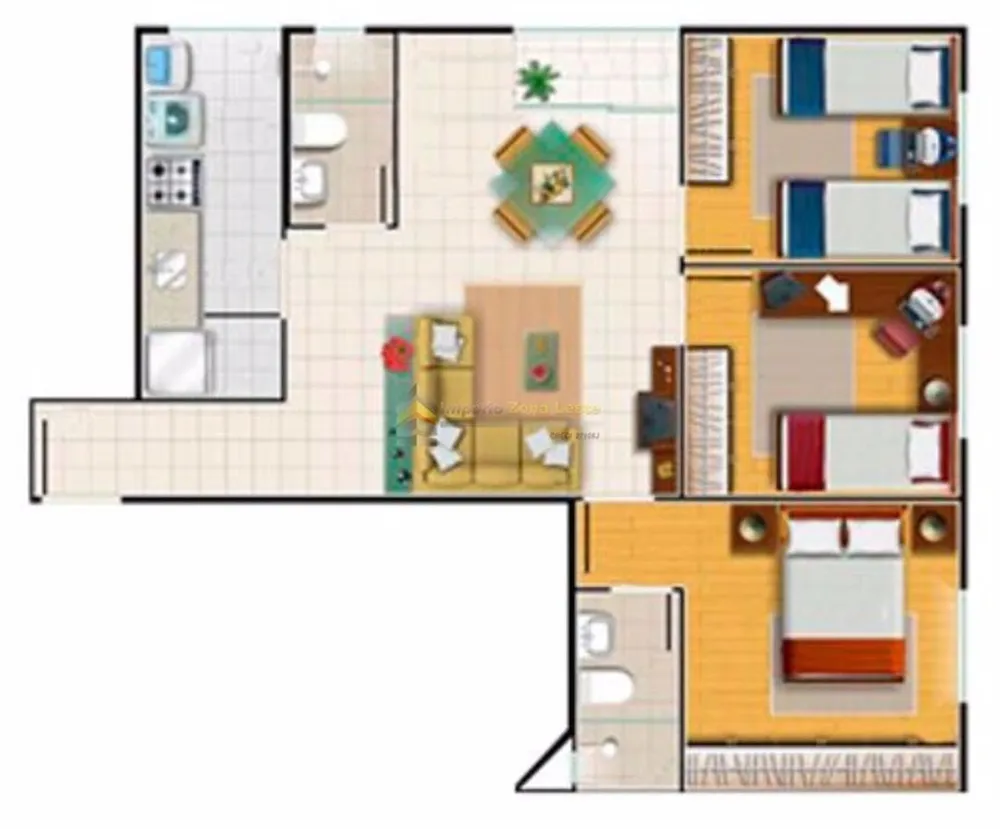Apartamento, 3 quartos, 68 m² - Foto 6