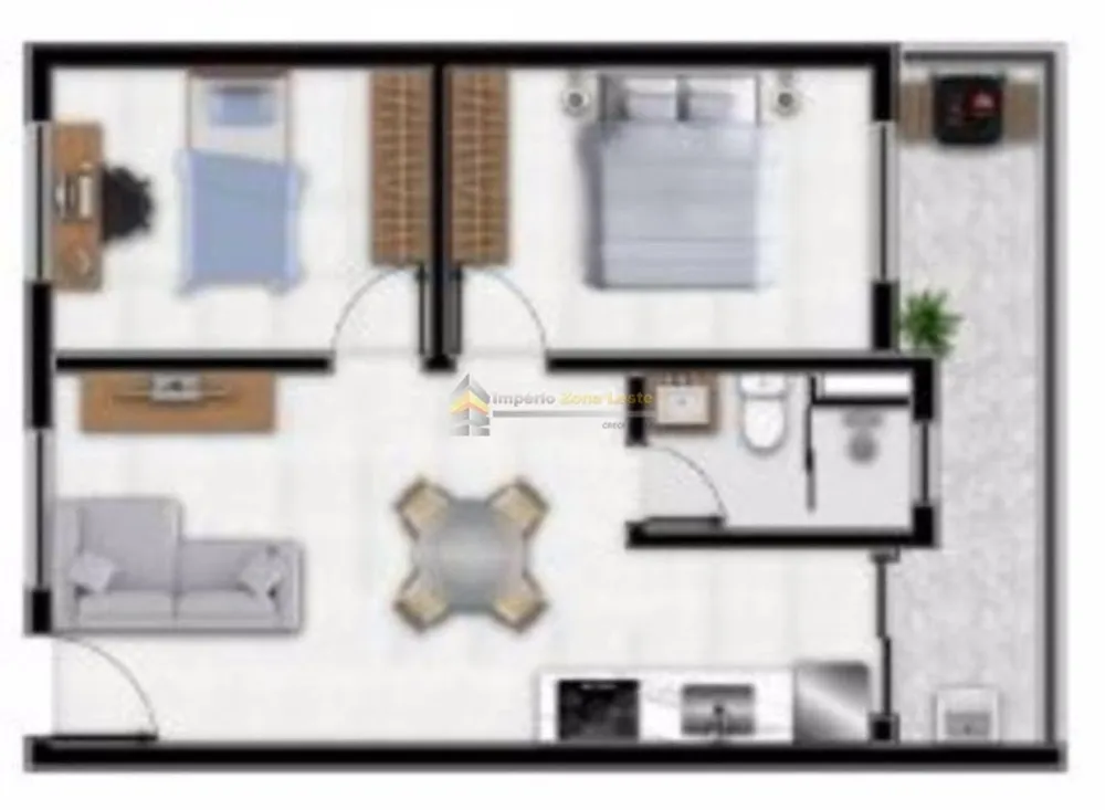 Prédio Inteiro, 44 m² - Foto 6