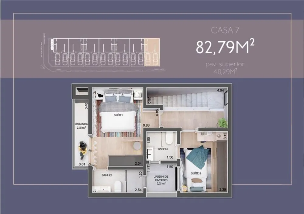 Sobrado, 2 quartos, 84 m² - Foto 10