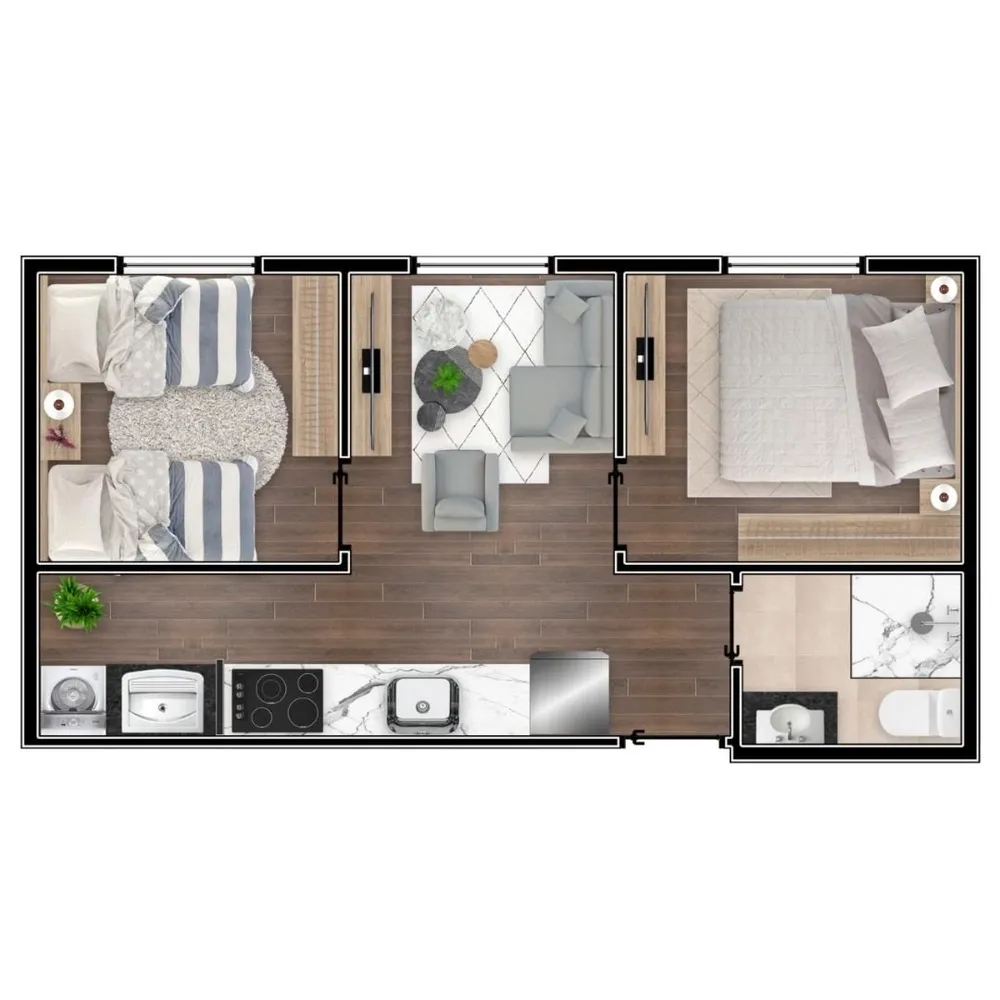 Apartamento, 1 quarto, 26 m² - Foto 12