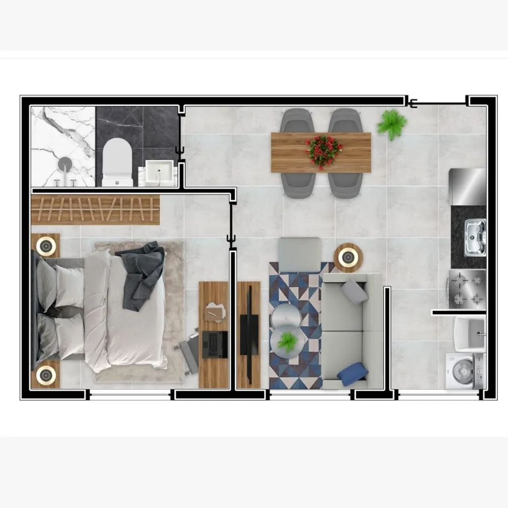 Apartamento, 1 quarto, 26 m² - Foto 6
