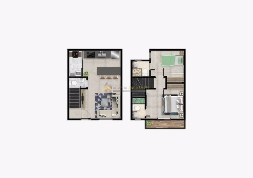 Casa, 2 quartos, 68 m² - Foto 4