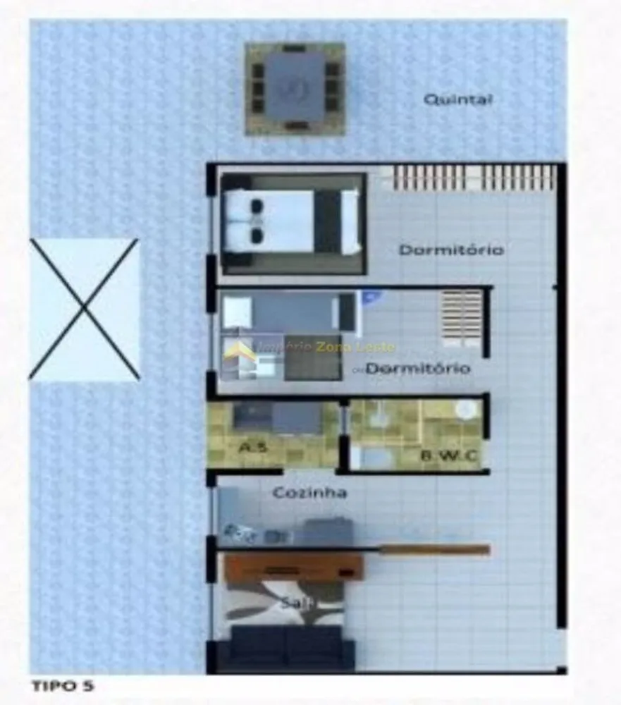 Prédio Inteiro, 41 m² - Foto 4