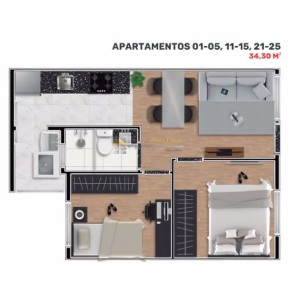 Prédio Inteiro, 34 m² - Foto 7
