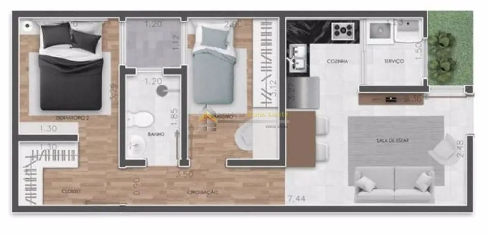 Prédio Inteiro, 45 m² - Foto 8