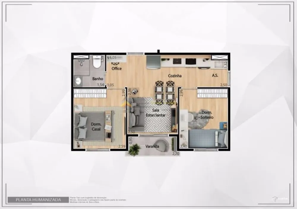 Apartamento, 2 quartos, 4951 m² - Foto 11