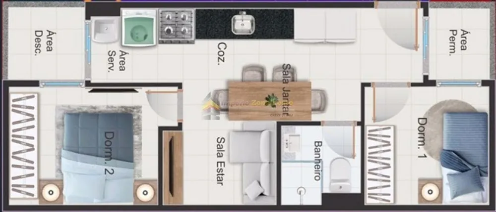 Apartamento, 2 quartos, 32 m² - Foto 7