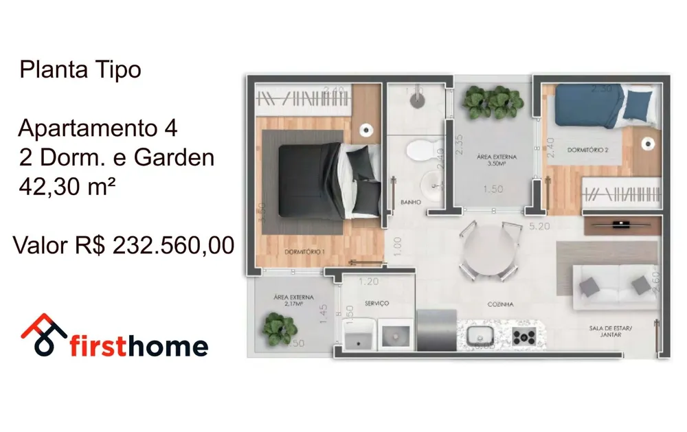 Apartamento, 1 quarto, 28 m² - Foto 14