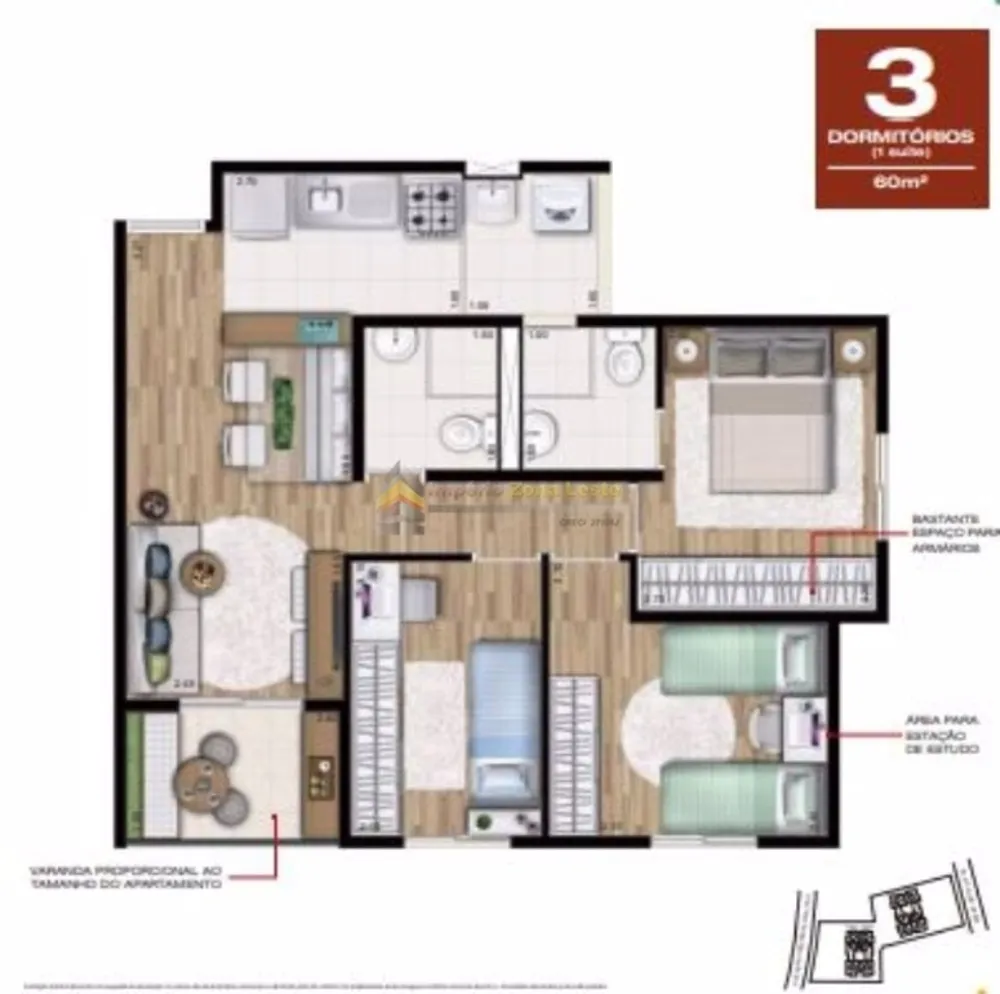 Prédio Inteiro, 51 m² - Foto 5