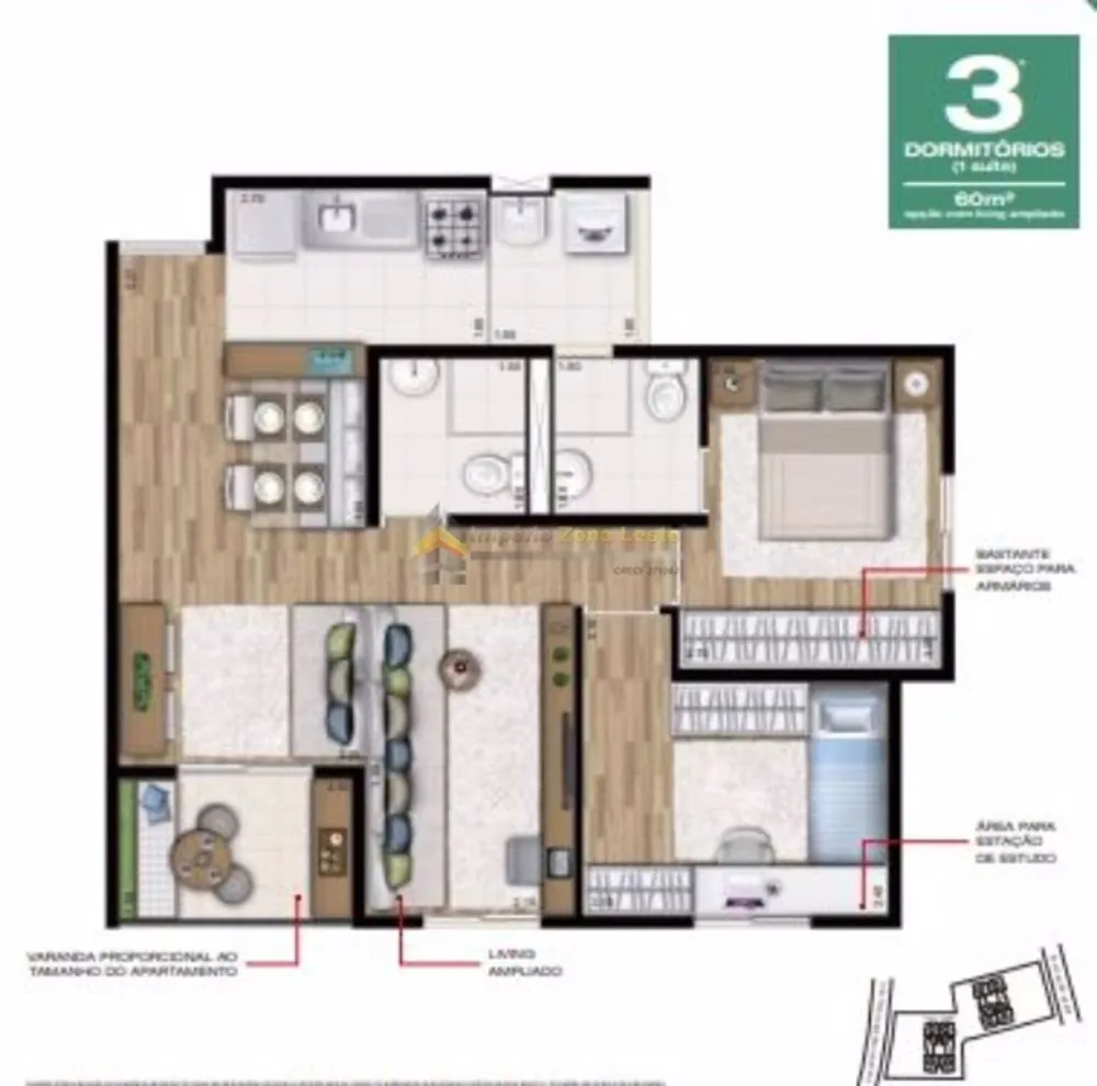 Prédio Inteiro, 51 m² - Foto 10