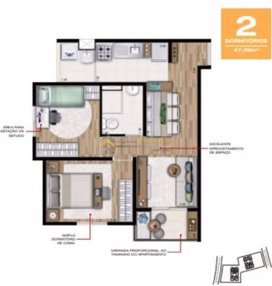 Prédio Inteiro, 51 m² - Foto 4