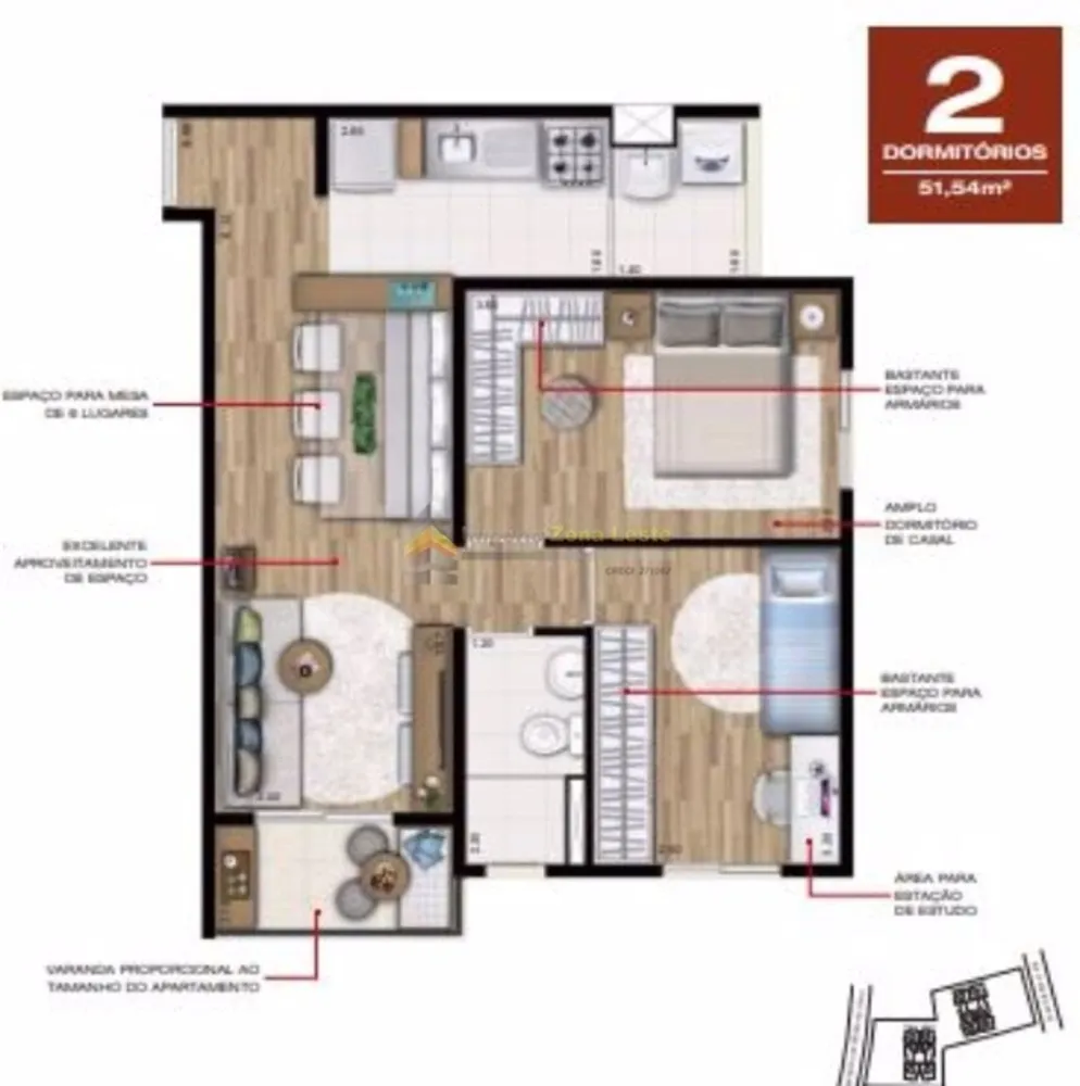 Prédio Inteiro, 51 m² - Foto 8