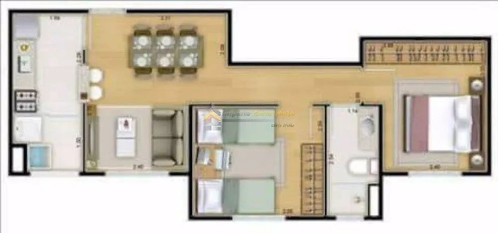 Apartamento, 2 quartos, 48 m² - Foto 4