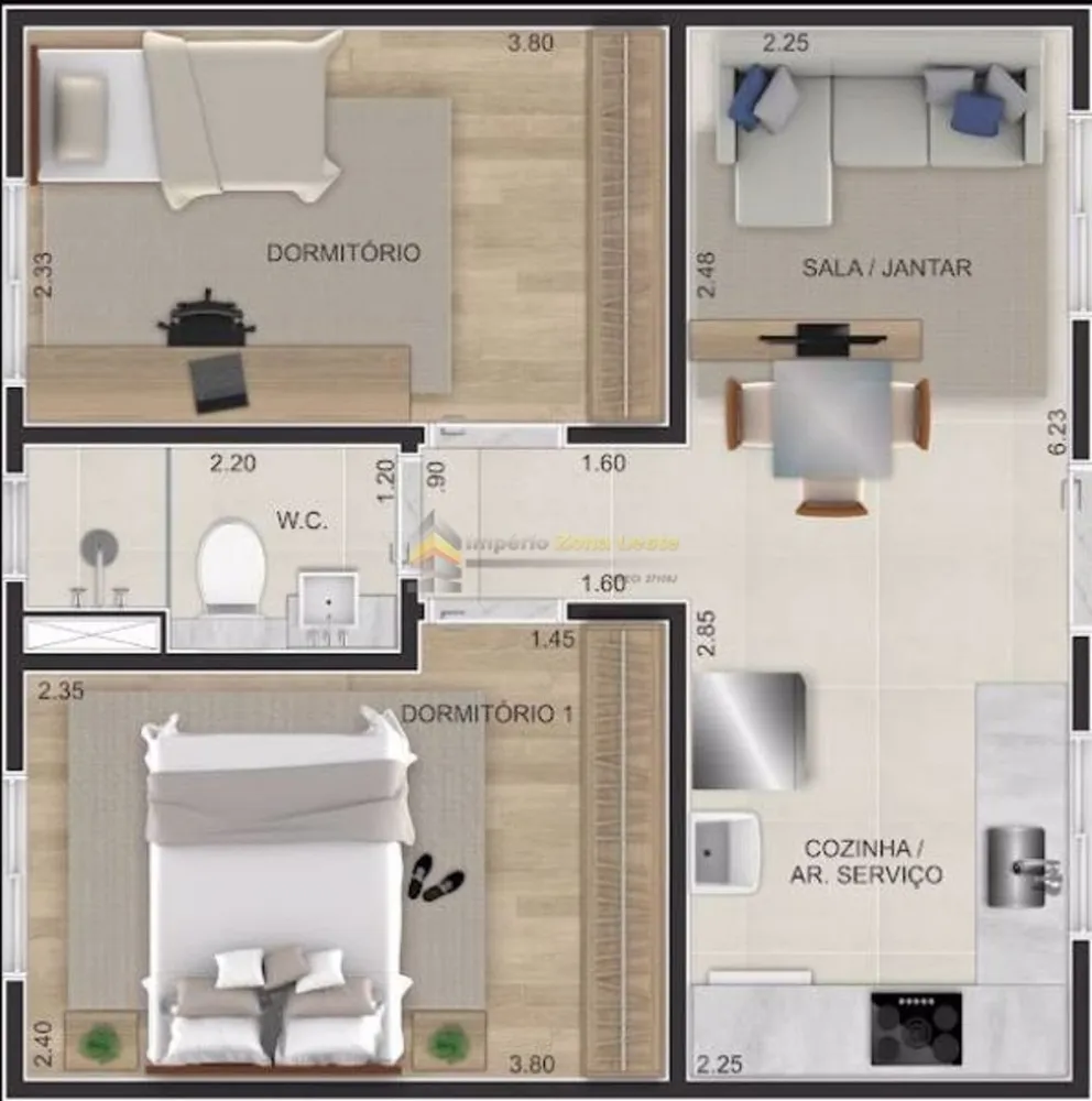 Apartamento, 2 quartos, 99 m² - Foto 7