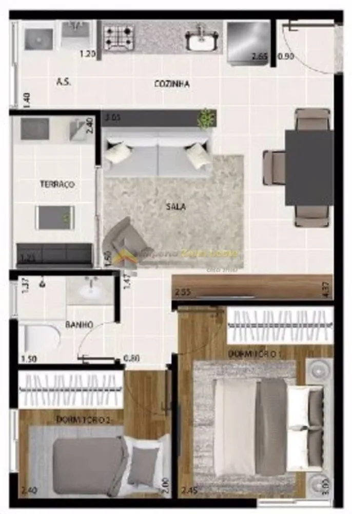 Prédio Inteiro, 39 m² - Foto 4