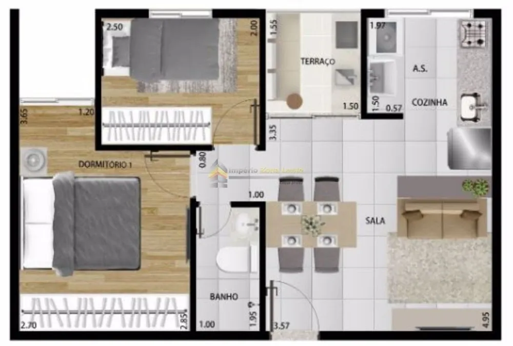 Prédio Inteiro, 39 m² - Foto 2