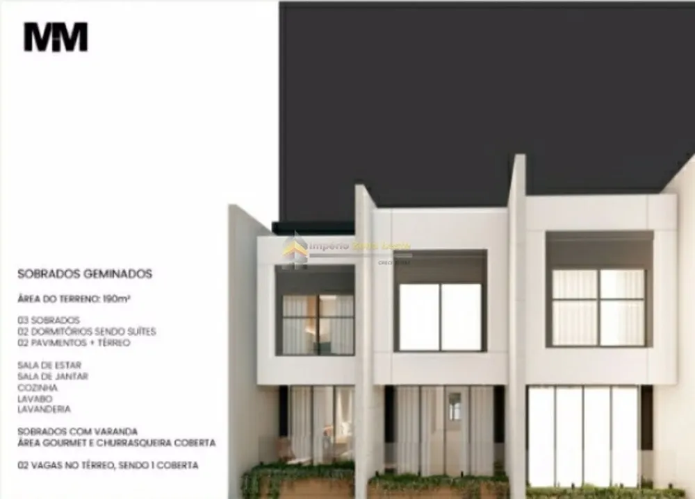 Sobrado, 2 quartos, 110 m² - Foto 1