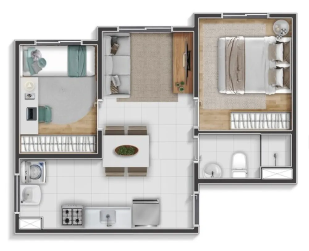 Apartamento, 2 quartos, 35 m² - Foto 12