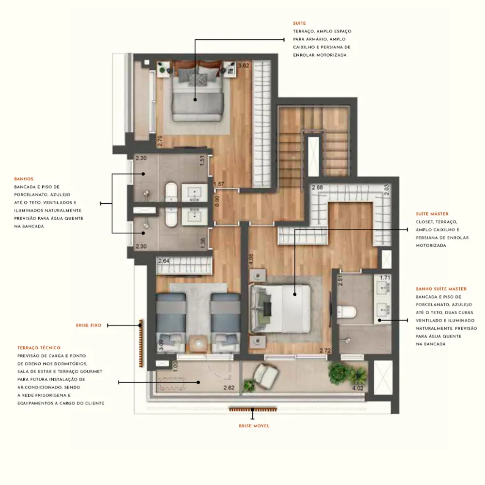 Apartamento, 3 quartos, 200 m² - Foto 11