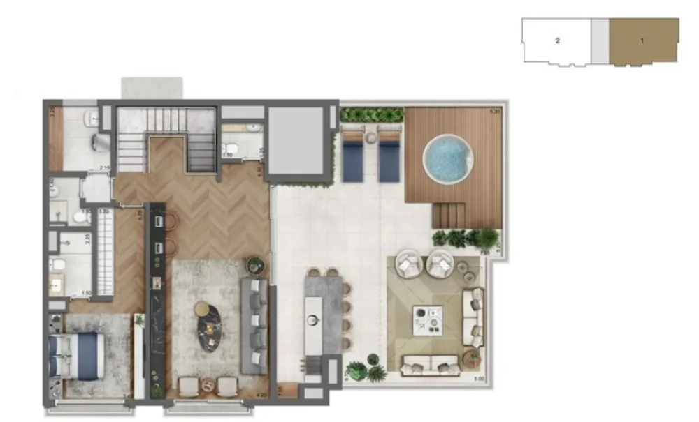 Apartamento, 3 quartos, 165 m² - Foto 10