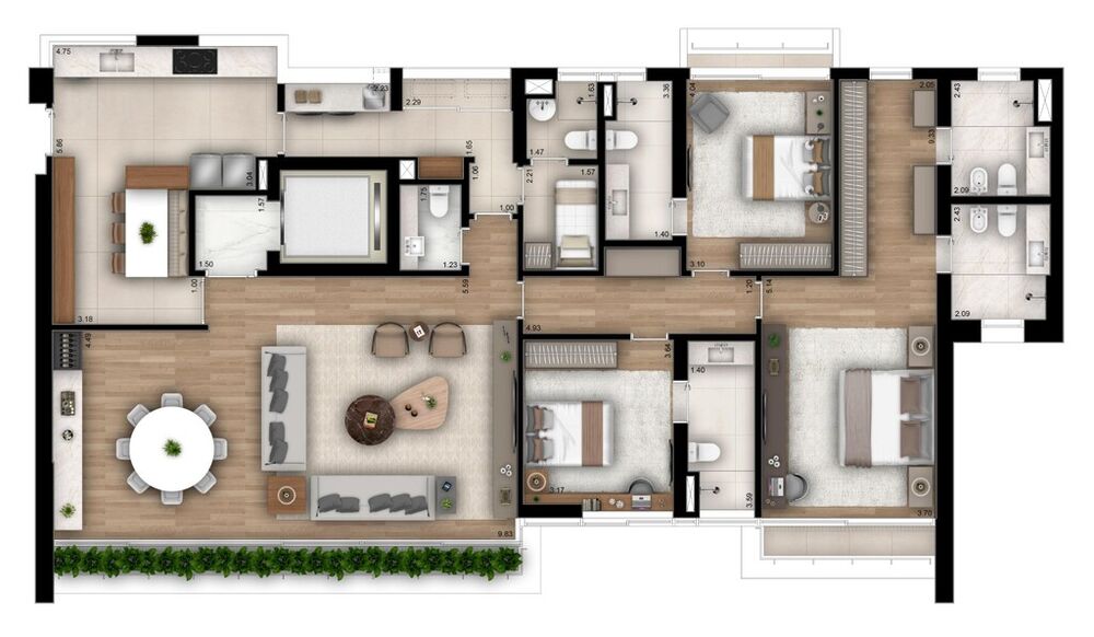 Cobertura à venda com 3 quartos, 418m² - Foto 19