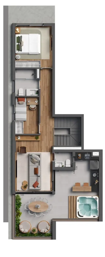 Cobertura, 3 quartos, 201 m² - Foto 12