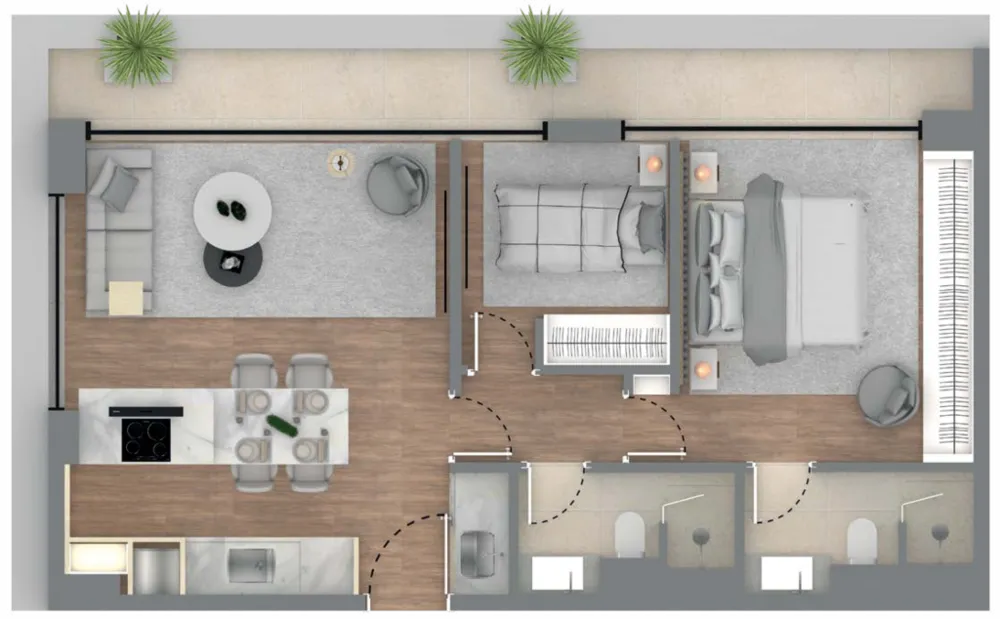 Apartamento, 2 quartos, 157 m² - Foto 3