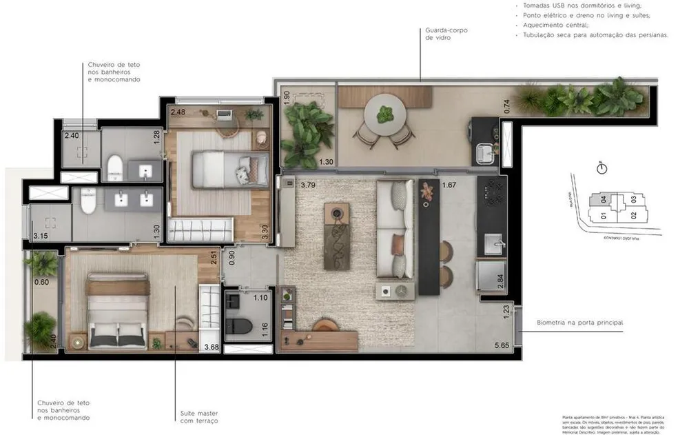 Apartamento, 3 quartos, 129 m² - Foto 12