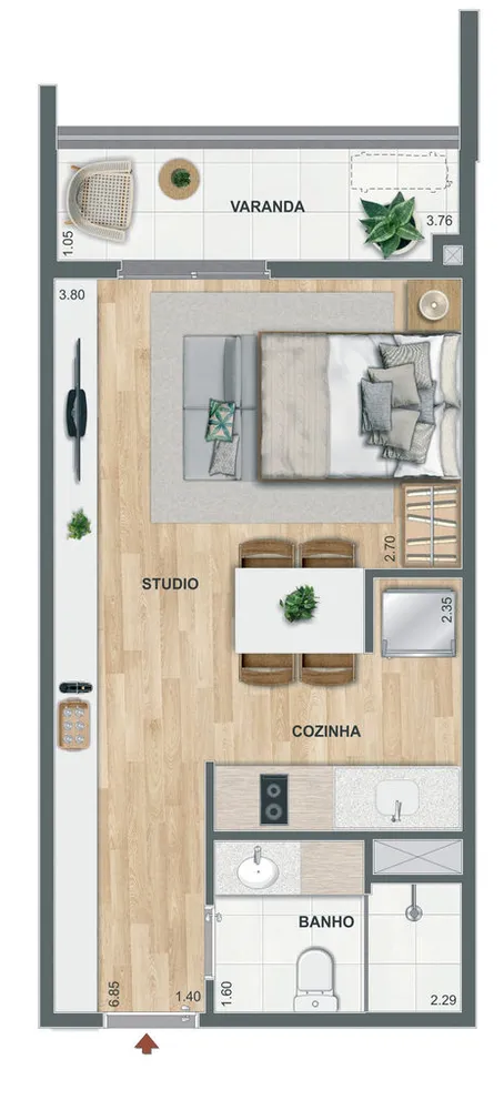 Apartamento, 3 quartos, 71 m² - Foto 24