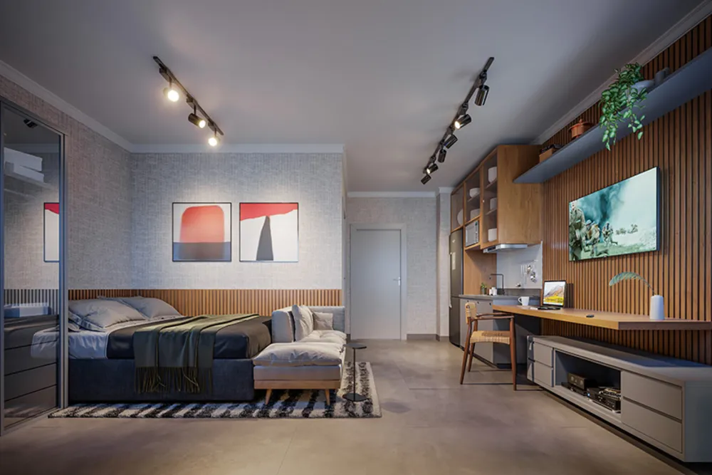 Apartamento, 1 quarto, 26 m² - Foto 3