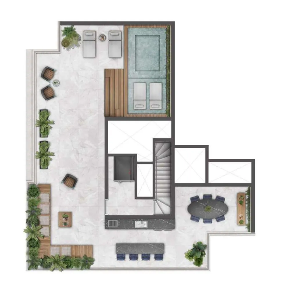 Cobertura, 4 quartos, 345 m² - Foto 12