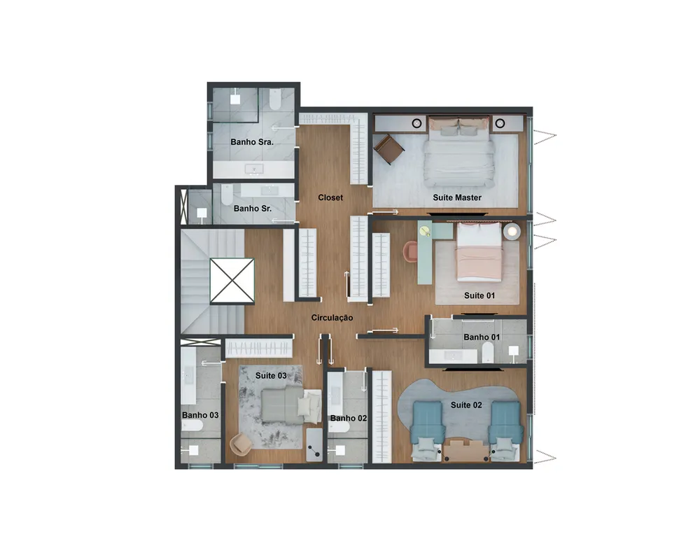 Casa de Condomínio, 4 quartos - Foto 2