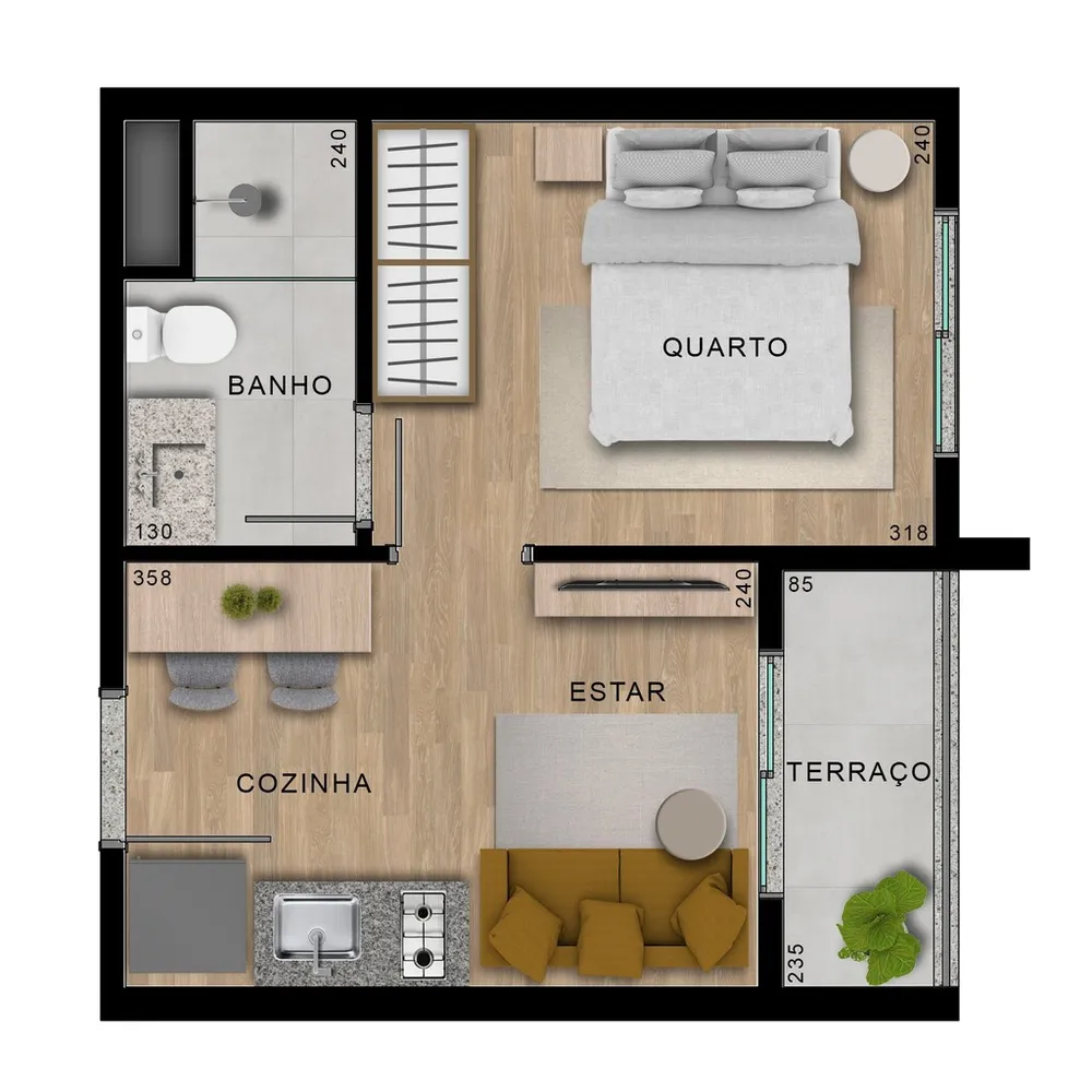 Apartamento, 2 quartos, 50 m² - Foto 7