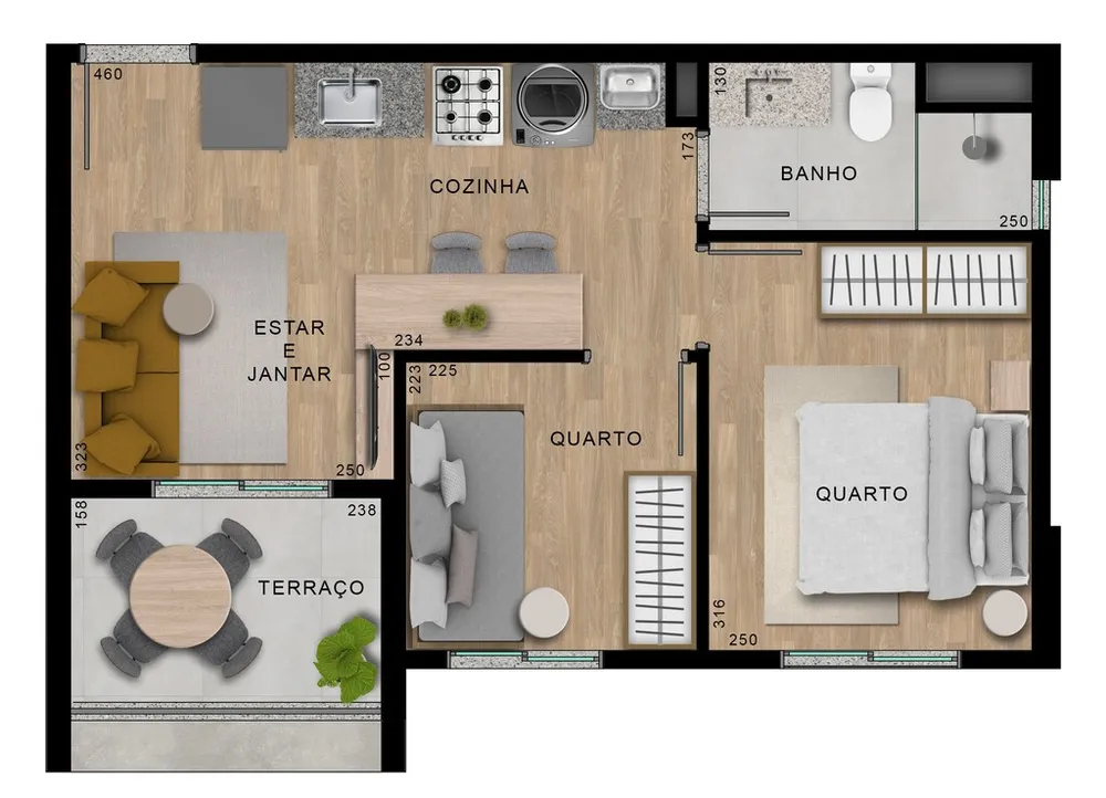 Apartamento, 2 quartos, 50 m² - Foto 12