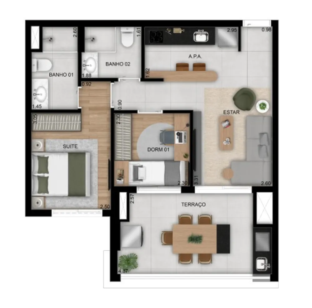 Apartamento, 3 quartos, 88 m² - Foto 12