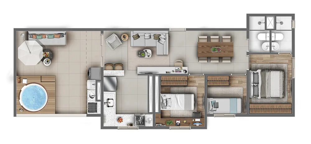 Cobertura, 3 quartos, 82 m² - Foto 12
