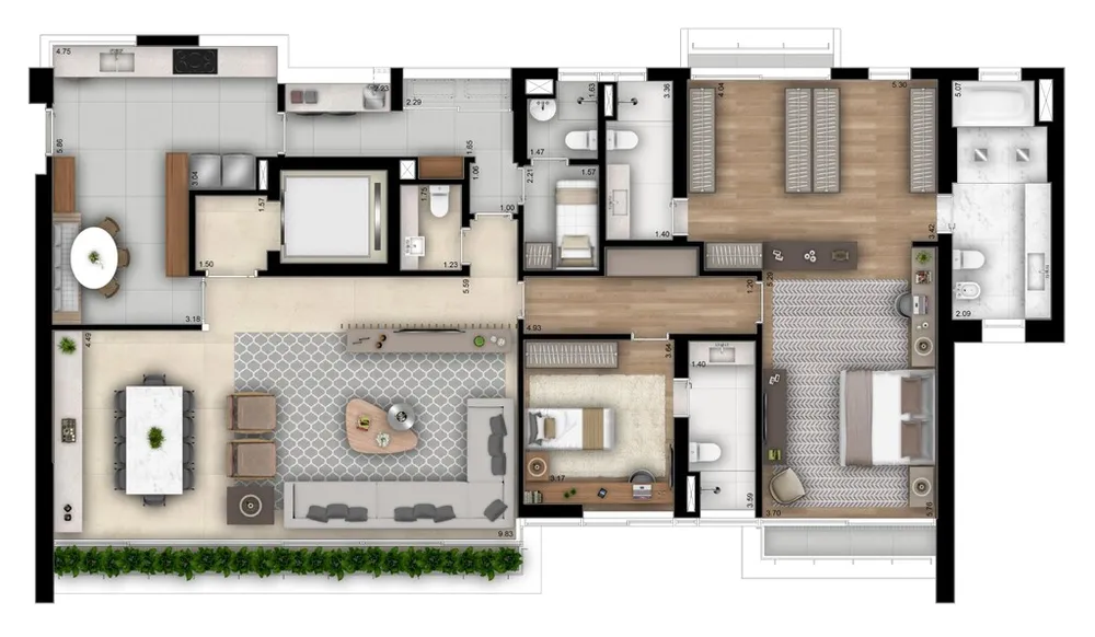 Cobertura, 4 quartos, 542 m² - Foto 11