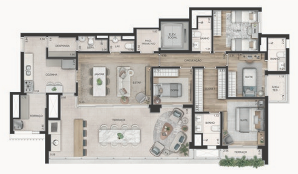 Cobertura à venda com 4 quartos, 238m² - Foto 15