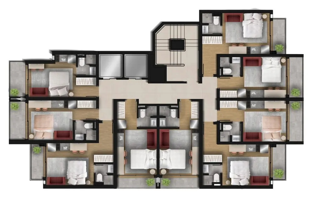 Apartamento, 1 quarto, 27 m² - Foto 7