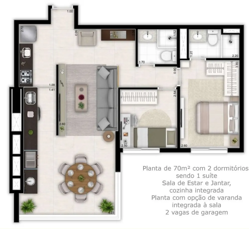 Apartamento, 3 quartos, 100 m² - Foto 12